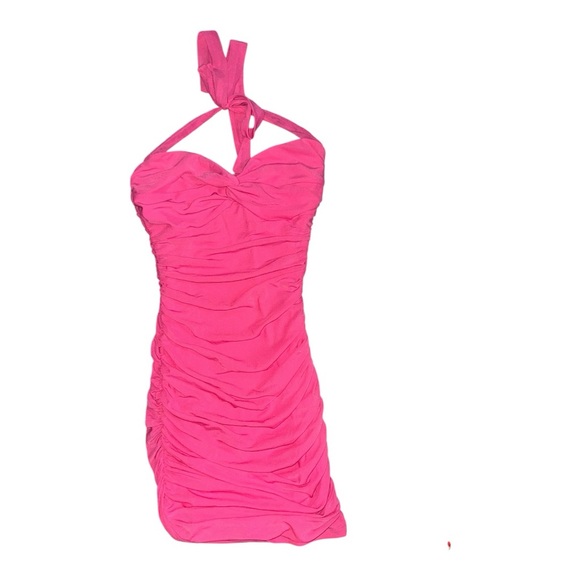 Princess Polly Hello Molly Mini Hot Pink mesh Dress size‎ 4 or small - Picture 2 of 7